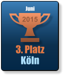 3. Platz Köln 2015 Juni