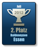 2. Platz Baldeneysee Essen 2012 Juli