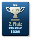 2. Platz Baldeneysee Essen 2019 Juni