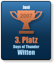 3. Platz Days of Thunder Witten 2007 Juni