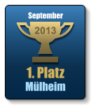 1. Platz Mülheim 2013 September