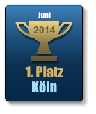 1. Platz Köln 2014 Juni