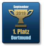1. Platz Dortmund 2019 September