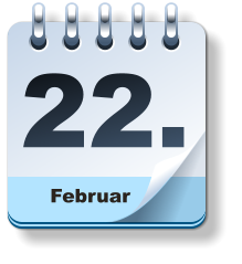Februar 22.